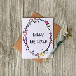 Happy Birthday Card - Loft Designs Canada