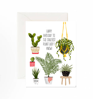 Plant Lady Card - Jaybee Design