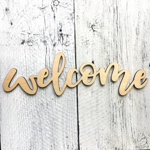 Welcome Sign - Etch'd Designs