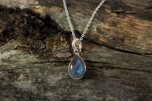 Labradorite Stone Necklace - Mackenzie Jones