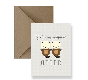 You're My Significant Otter Card - IM Paper – The Makers Keep