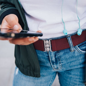 Black (Rose Gold) Classic Belt - Unbelts