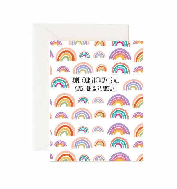 Sunshine & Rainbows Card - Jaybee Design
