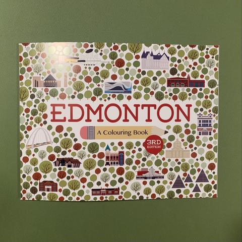 Edmonton: A Colouring Book - Snow Alligator