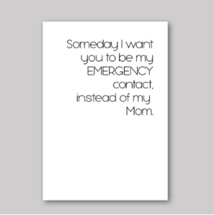 Emergency Contact Card - What She Said Creatives