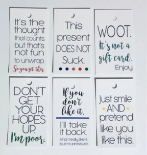 Everyday Gift Tags - What She Said Creatives