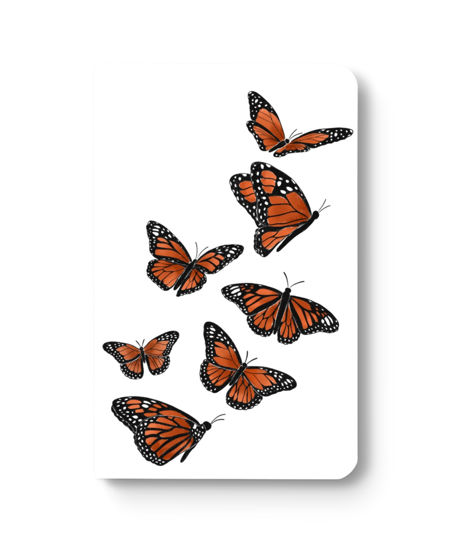 Flying Butterflies / Dotted Notebook - Elyse Breanne Design