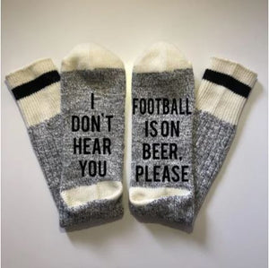 Football Is On Socks - What She Said Creatives