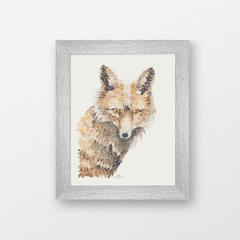 Fox Portrait (8x10) Print - LND Art