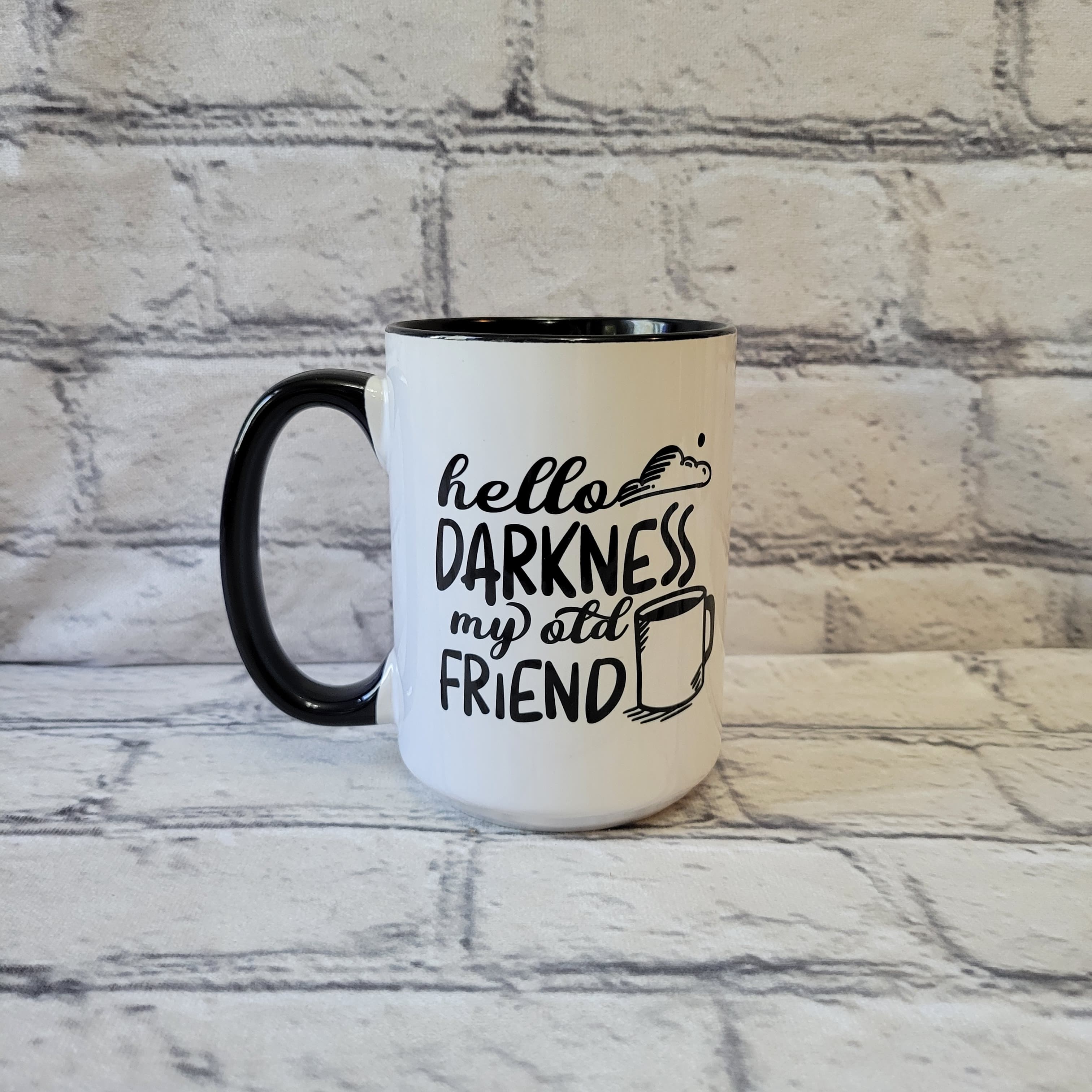 Hello Darkness My Old Friend / 15oz Mug - All Decked Out