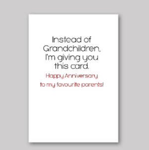 Instead of Grandchildren Card - What She Said Creatives