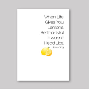 It's Not Head Lice Card - What She Said Creatives
