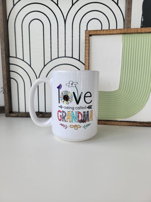 Love Being Called Grandma / 15oz Mug - All Decked Out