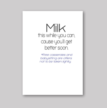 Milk This Card - What She Said Creatives