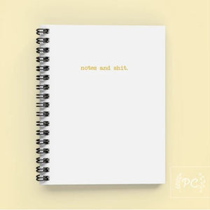 Notes and Shit Notebook - Prairie Chick Prints