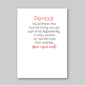 Period Love Card - What She Said Creatives
