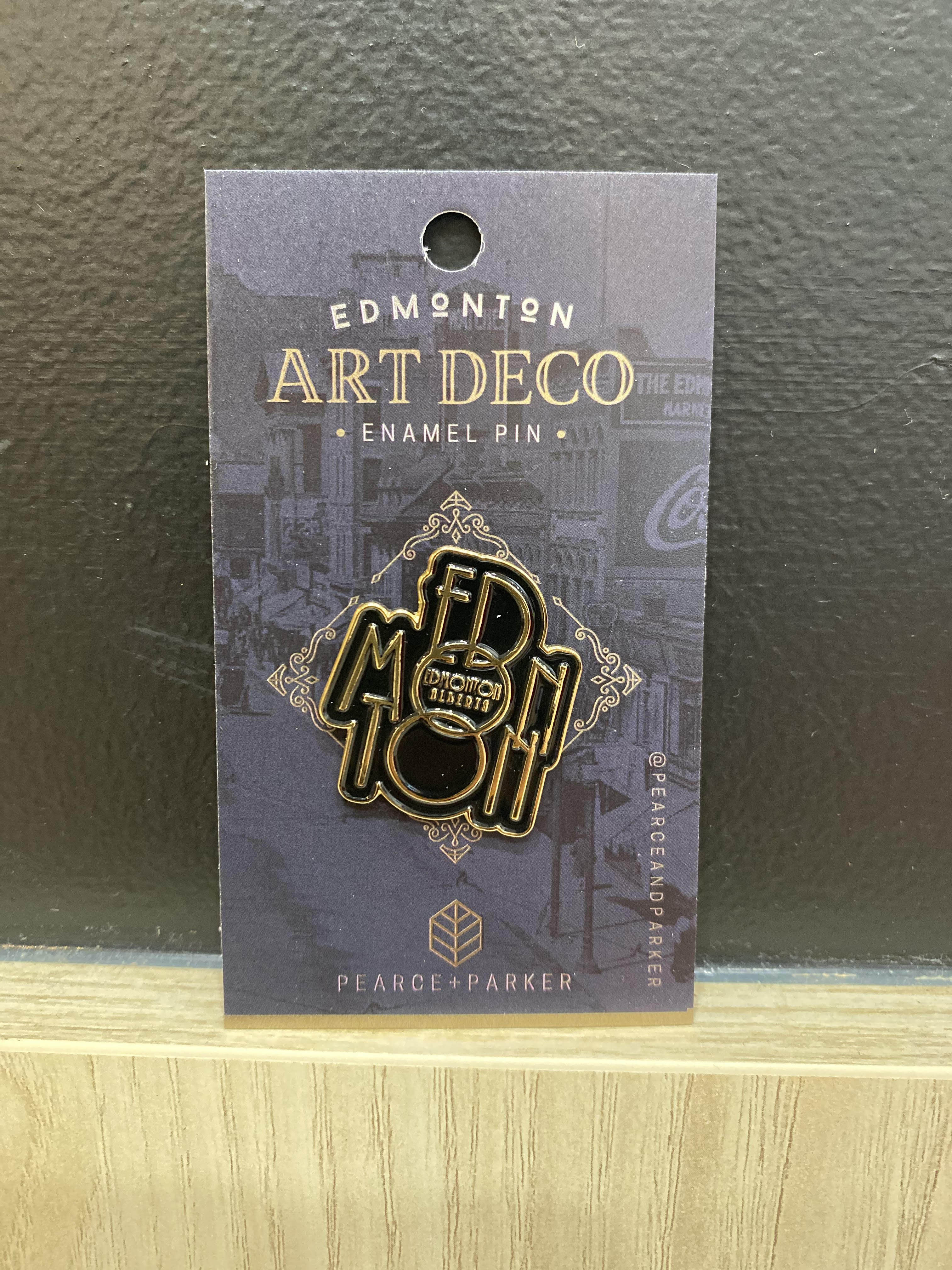 "Edmonton" Art Deco Pin - Pearce and Parker