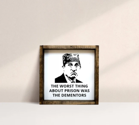 Prison Mike (7x7) Wooden Sign - William Rae Designs