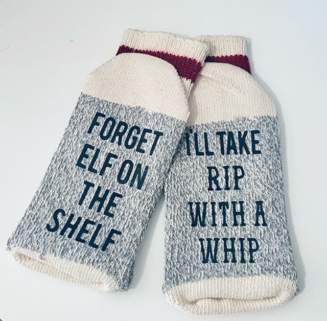 Rip With a Whip Socks - What She Said Creative