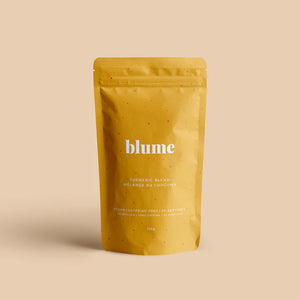 A 100g bag of Turmeric Blume Blend can make approximately 30 lattes. 