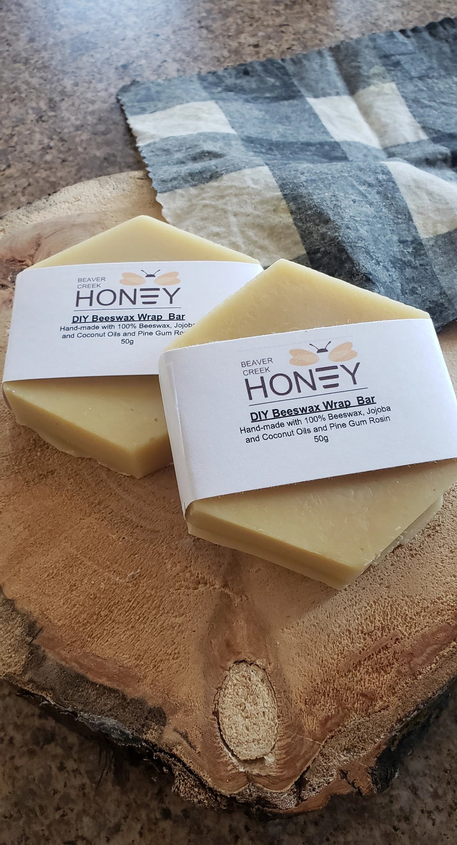 DIY Reusable Food Wrap Bar - Beaver Creek Honey