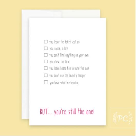 You're Still The One Card - Prairie Chick Prints