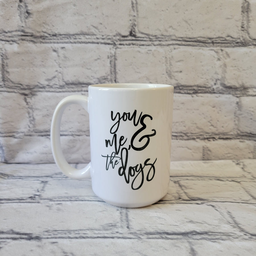 You, Me & The Dogs / 15oz Mug - All Decked Out